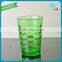 New product for 2015 colored glass stemware for home decorations 7 oz drinking glass wholesale