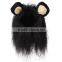 2015 New High Quality Hot Sale Cool Pet Costume Mane Wig For Cat Halloween Clothes Fancy Dress up With Ears New