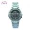 Classic silicone women case and band watches for ladies