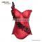 Floral Elegant Strap Open Hot Red Sex Women Photo Corset