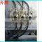 Horizontal copper/brass continuous casting machine