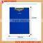School Office Fashion Solid Color Board Metal Clip Writing Pad File Folder