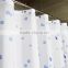 Wholesale custom printed teal shower curtains