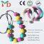 Teething Necklace Chic BPA Free necklaces jewelry,fashion necklaces jewelry 2015,silicone fashionable jewelry
