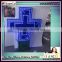 CE RoHS 1x1meter P20 Blue outdoor 2 faces/ sides led pharmacy cross sign display