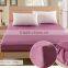 luxury solid color 100% silk bed fitted sheet, can customized