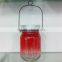 Romantic wedding decoration gift hanging red solar led light mason jar