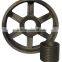 cast iron pulley wheel and wheel pulley