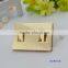 Light Gold zinc alloy rectangle handbag lock