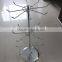Metal Chrome Rotatable Countertop Display Rack for Jewelry/Accessories