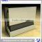 Tailor made powder coated metal reception counter with leveler