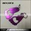 2016 hot sell new material footed shaped keychains for bottle opening