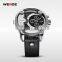2015 Brand WEIDE 3301 Watches men Quartz Leather Strap Military Diver watch 30m Multi-function men' clrelogio masculino
