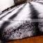 2016 Classic Design Chinchilla Rex Rabbit Fur Carpet Striped Fur Sofa Blanket Home Luxury Sheet