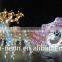 Deer,Carriage,Santa Claus,Christmas Sleigh Decoration