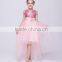 Hottest Sleeveless Satin Tulle Wedding Party Flower Girl Child Baby Dress Model