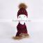 Children knitted hats with raccoon fur pompom cotton knitted hat for baby KZ160088                        
                                                                                Supplier's Choice