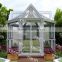 aluminum sunroom with curved glass.