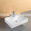 Rectangular Shaped Above Counter Mounted Ceramic Basin