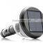 garden solar led white light with pir motion detection video Recording camera dvr