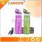 Brand logo 750ml plastic straw sport alkaline water bottle