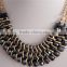 Gold plated beads necklace jewerly for women N1511150G