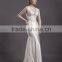 LJ7 sexy backless A-line lace beaded floor length sleeveless long dresses evening