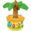 palm tree EN71 approved pvc material inflatable ice cooler, cooler&holder island ice bucket