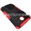Muti-color combo hyun pattern TPU PC with kickstand case for Google nexus 6