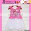 Fashion Polka Dot Printing Dress Beautiful Chiffon Sleeveless Frozen Little Girls Clothes