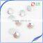 Wholesale flat back 12mm ab color resin scale rhinestone diy pendant
