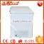 Double temperature chest fridge freezer with two compartments