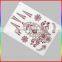 lace henna temporary tattoo sticker