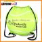 New football custom drawstring bags supplier