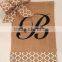 Wholesale Monogram Initial Burlap Garden Flag