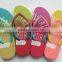 Custom Design Slippers Woman Eva Flip Flop 2 Tone Strap Hotel Slipper