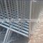Hot dip galvanized crowd control barriers for special events