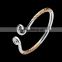 Hot selling Silver Plated Brass jewelry , Monkey King's Incantation of the Golden Hoop Design Open Bangle