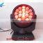 19 12W RGBW Big Bee Eye LED Beam Wash Moving Head light