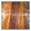 Gold printing suede fabric