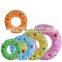 Multi styles inflatable PVC donut swim ring, cartoon customized baby swim ring