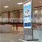 transparent rotating lcd monitor 55 inch double screens