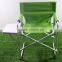 outdoor aluminum fishing chair metal folding chair with side table