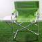 outdoor aluminum fishing chair metal folding chair with side table