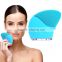 Sonic Facial Cleansing System Silicone Cleanser and Exfoliating Face Brush Massager