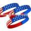 Colorful rubber band cheap for promotion use, custom printing silicone bracelets with custom design logo