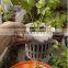 food grade plastic 4" plastic net pots hydroponic plant pots for green house