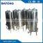 Large filtering area stainless steel side entry bag water filter