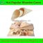 Disposable craft wood cones