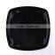 Square Black Disposable Plastic Food Tray